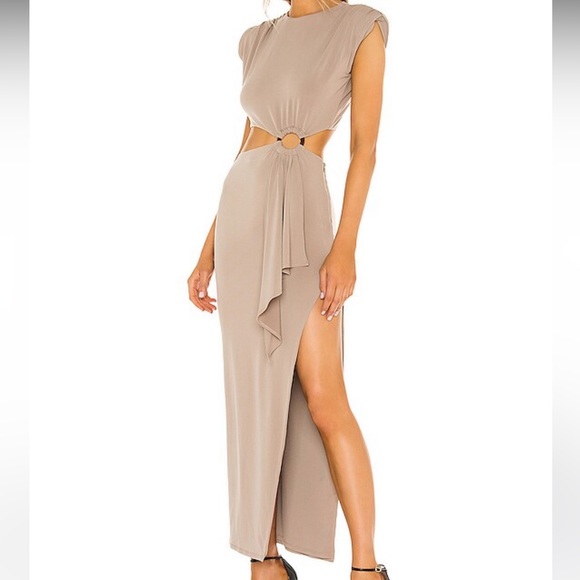 Lovers and Friends Encore Dress- Taupe - Picture 3 of 8